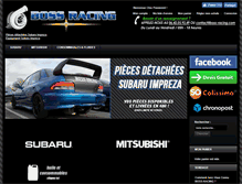 Tablet Screenshot of boss-racing.com